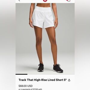 Lululemon Track That HR 5in Short